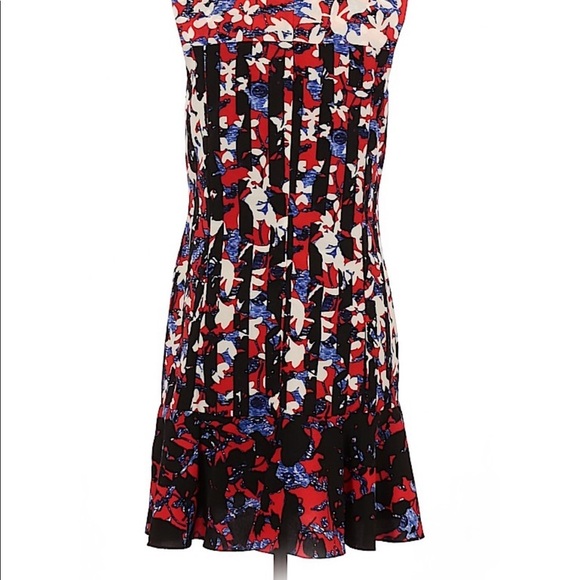 Peter Pilotto For Target Red Blue Drop Waist Dress - Picture 6 of 13